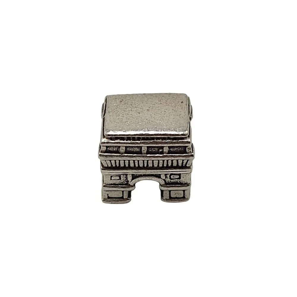 Sterling Silver Arc De Triomphe Charm Bead 925 European Bracelet Jewelry